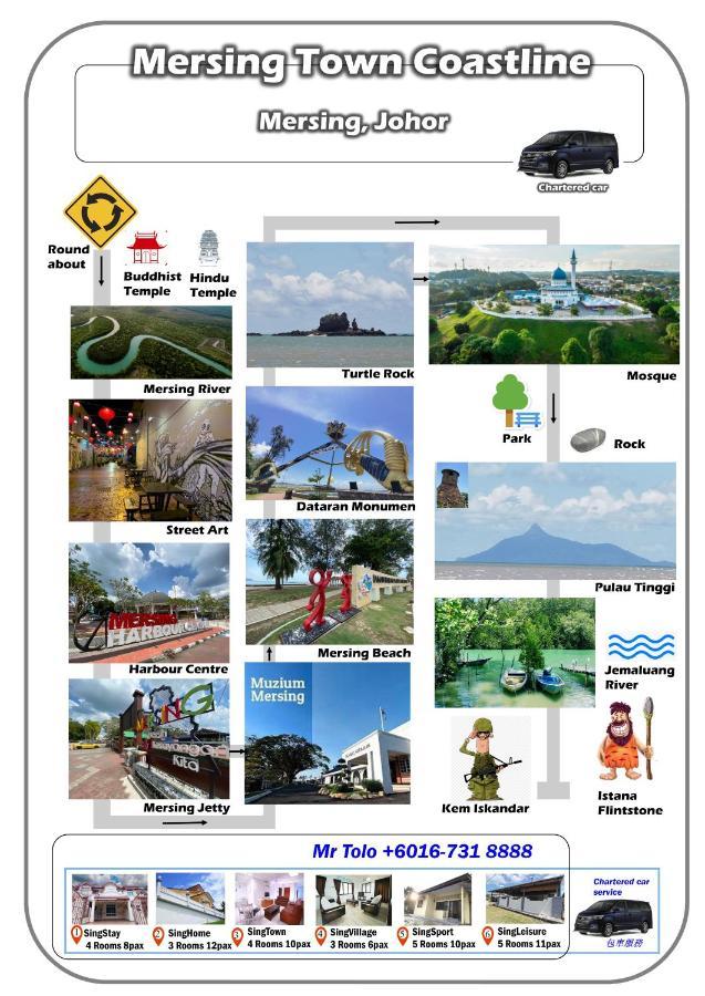 Singleisure Holiday House Mersing Eksteriør bilde