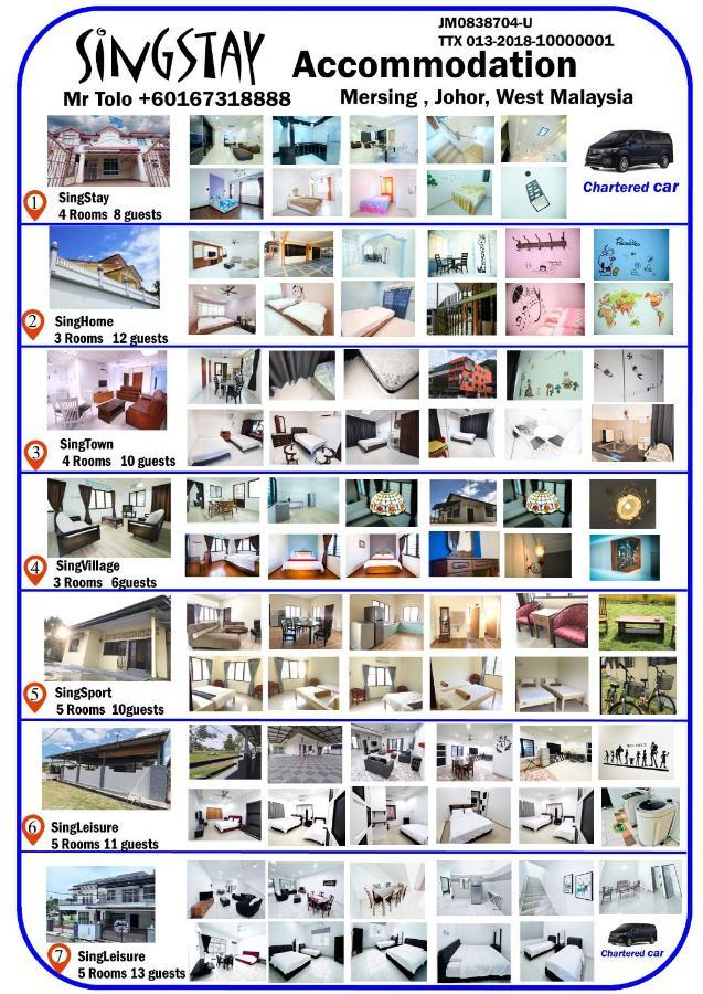 Singleisure Holiday House Mersing Eksteriør bilde