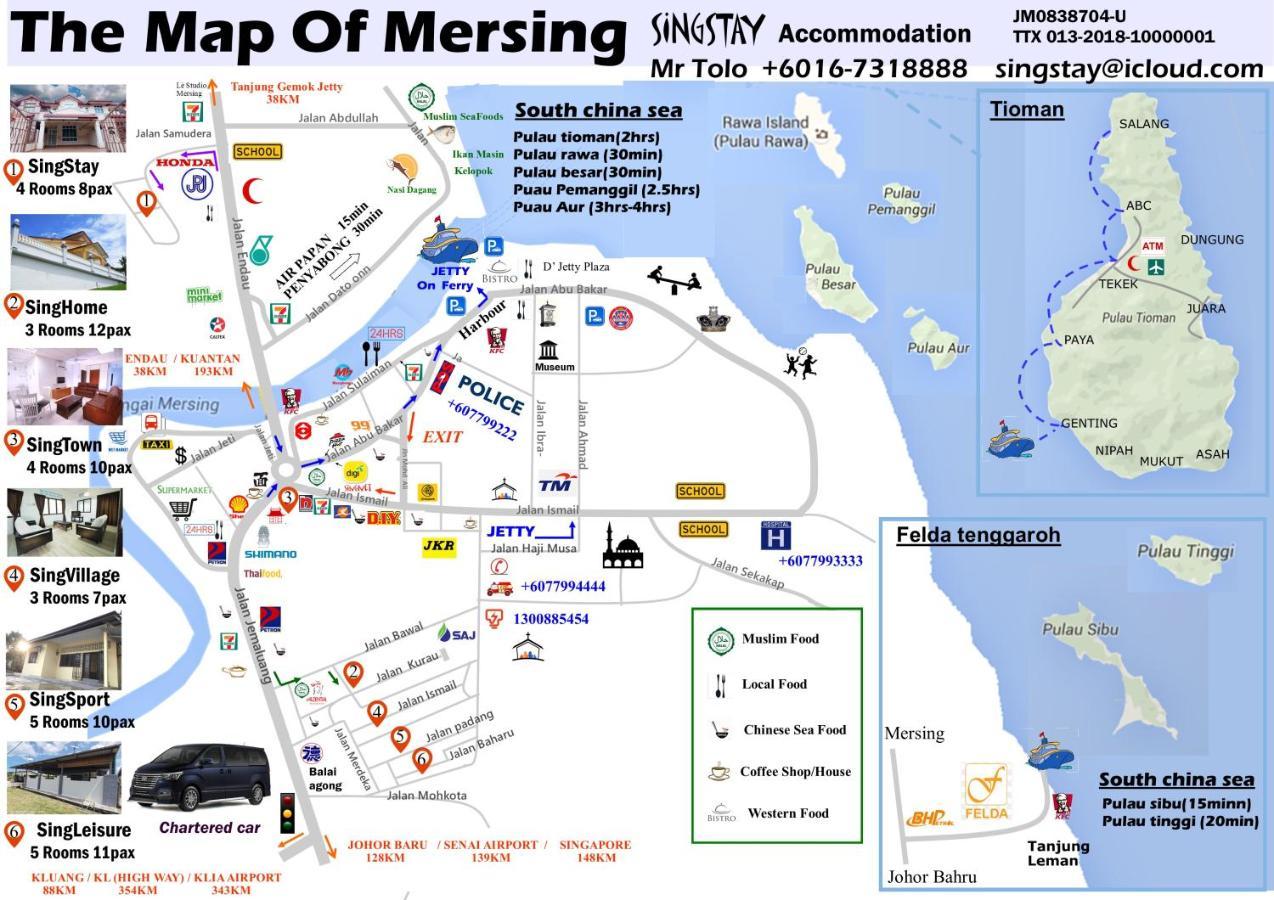 Singleisure Holiday House Mersing Eksteriør bilde