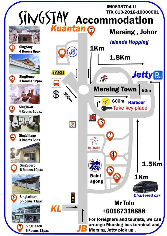 Singleisure Holiday House Mersing Eksteriør bilde